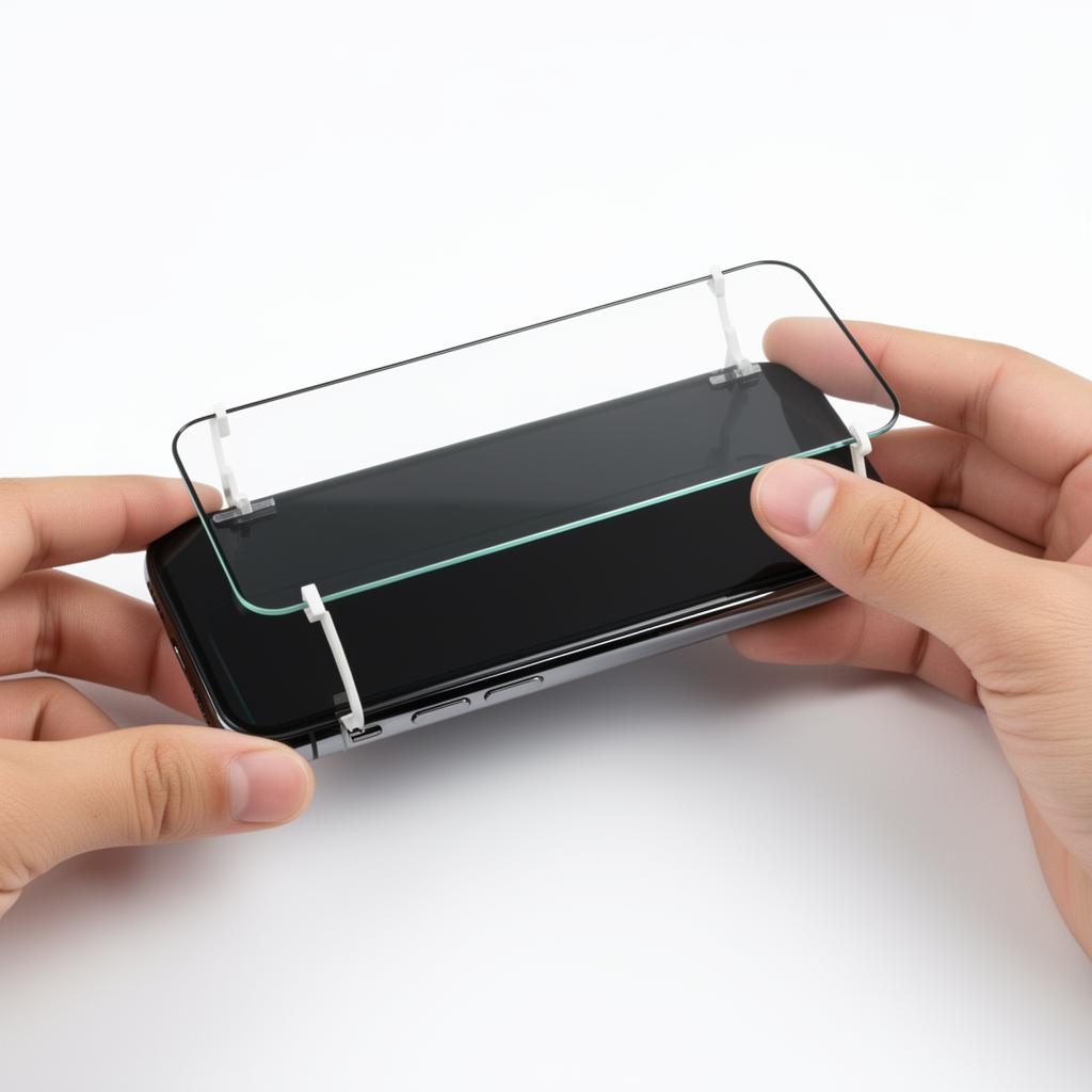 vcase EdgeGuard Tempered Glass Screen Protector for iPhone 16e